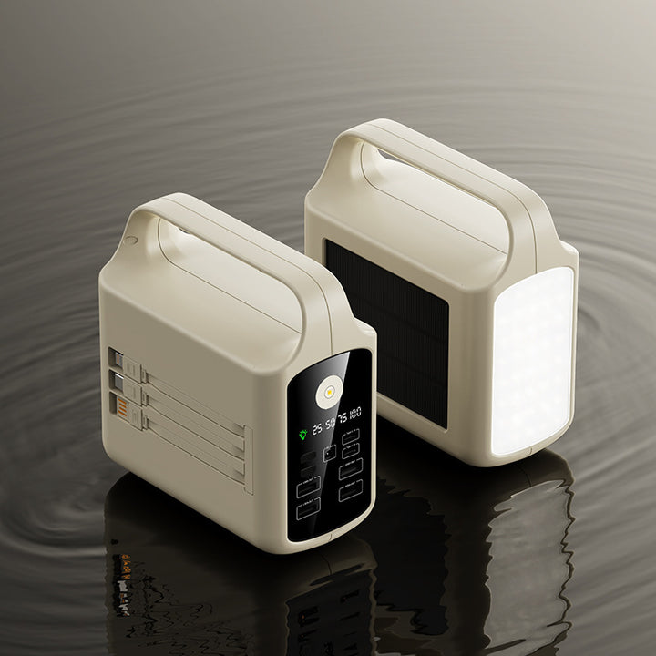 Portable Solar Powerbank with Multifunctional Charging Function Stornfield