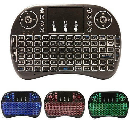Backlit Wireless Mini Keyboard with Touchpad Stornfield
