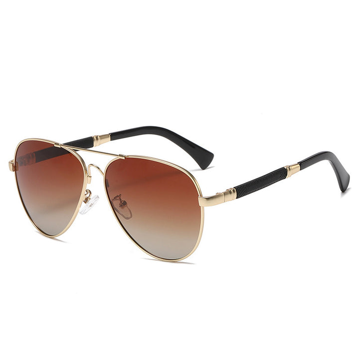 Women's aviator sunglasses with elegant metallic frame and UV protection Stornfield