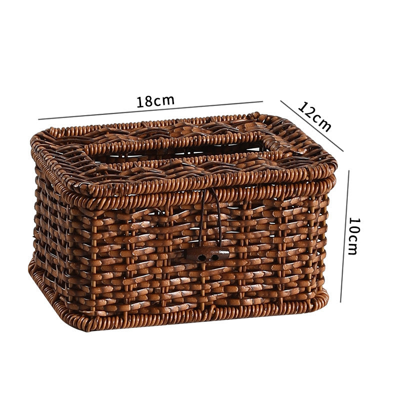 Handcrafted Wicker Storage Box Stornfield