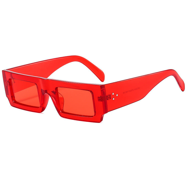 Ladies statement sunglasses with square frame and futuristic design Stornfield