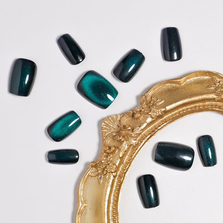 Glossy Ombre Square Press-On Nail Set Stornfield