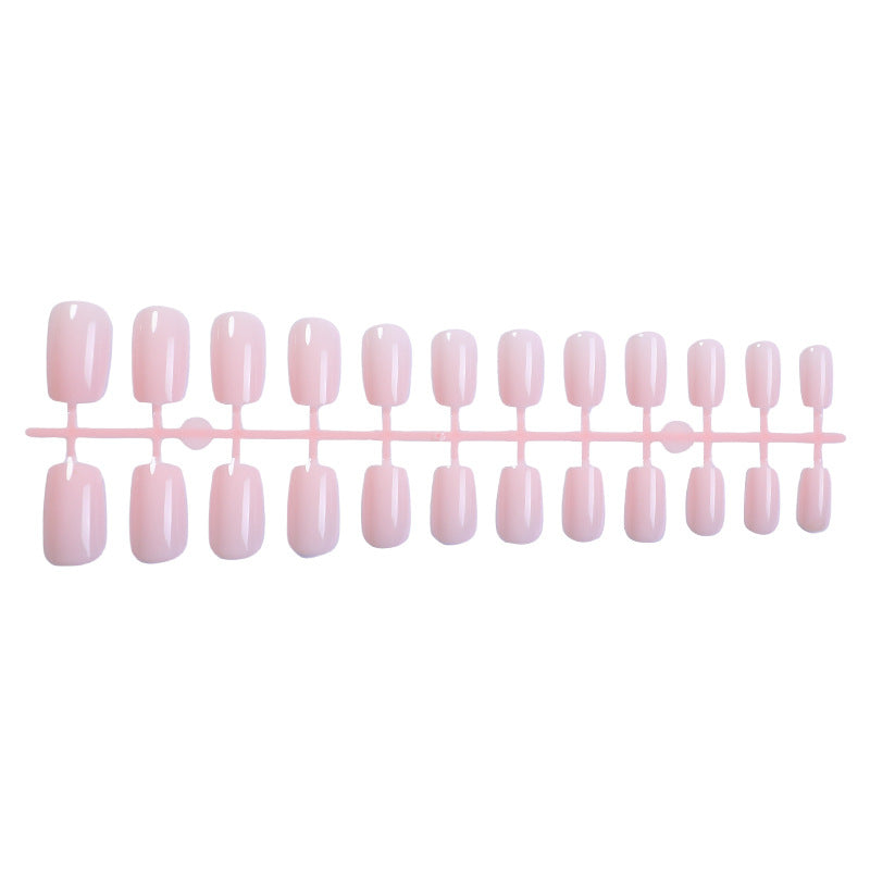 Artificial nail set with delicate and transparent finish Stornfield