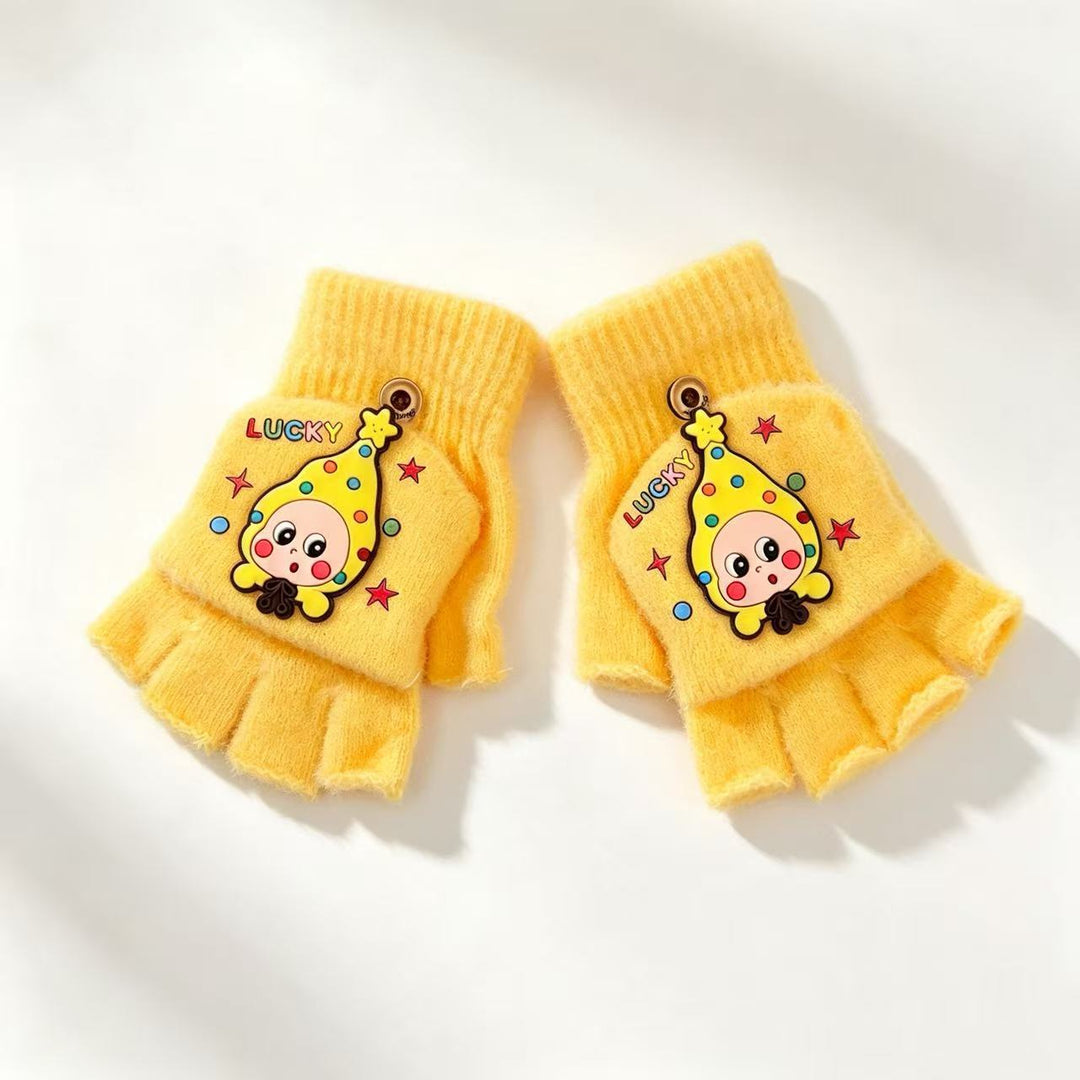Cute Cartoon-Themed Fingerless Gloves Stornfield