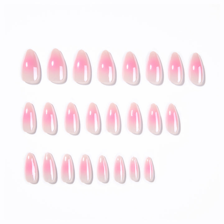 Artful nail extensions in elegant ombre design Stornfield