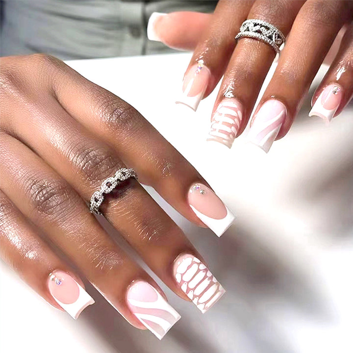 Artistic Press-On Nail Art Set Stornfield