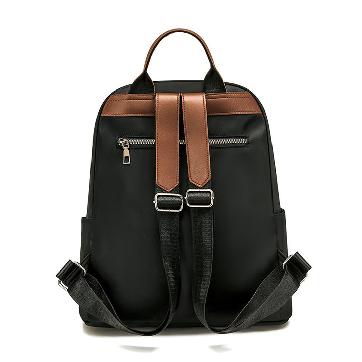 Multi-Compartment Leather Backpack Stornfield