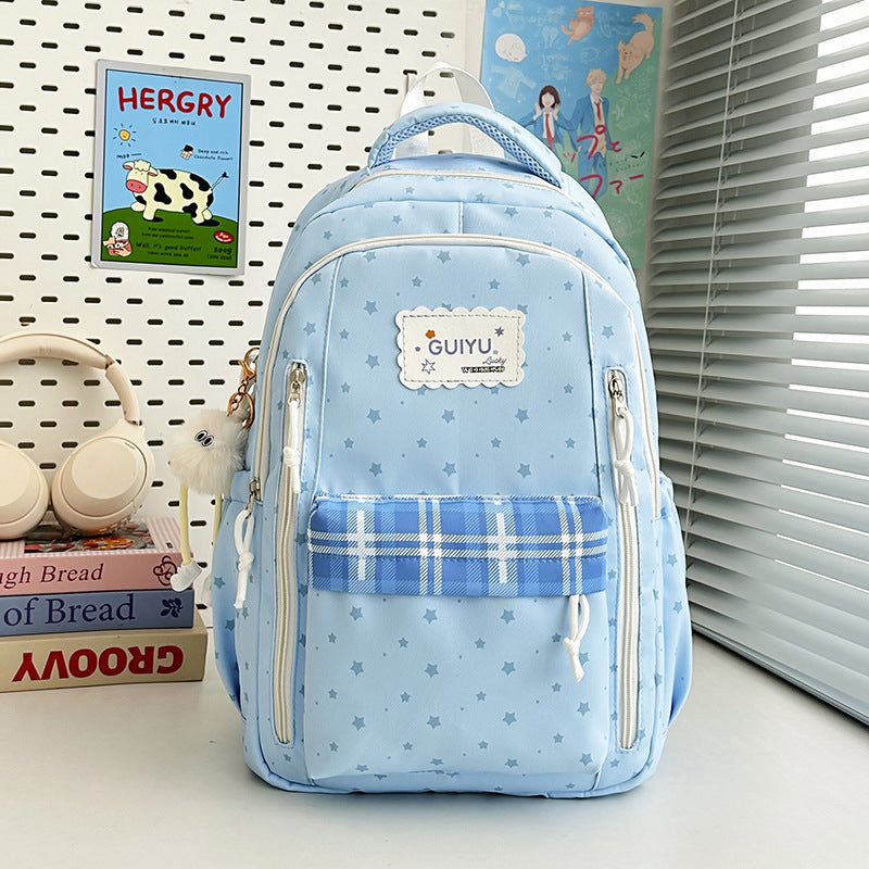 Stylish Star-Print Backpack Stornfield 1791205961