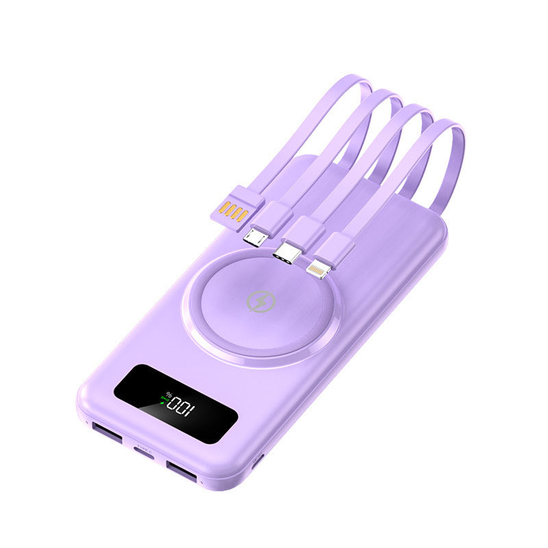 Portable power bank with multifunctional charging cable and digital display Stornfield