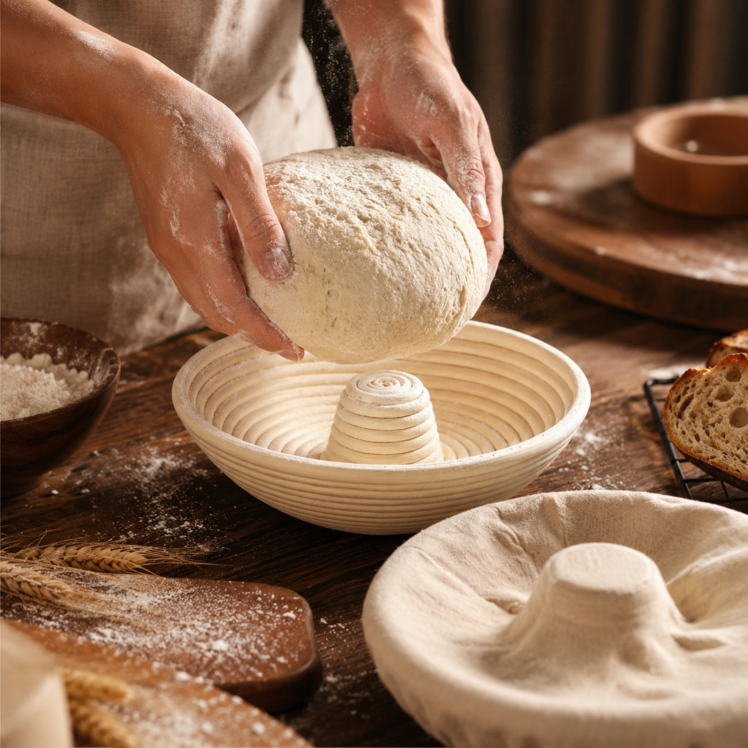Handcrafted Woven Serving Bowl Stornfield