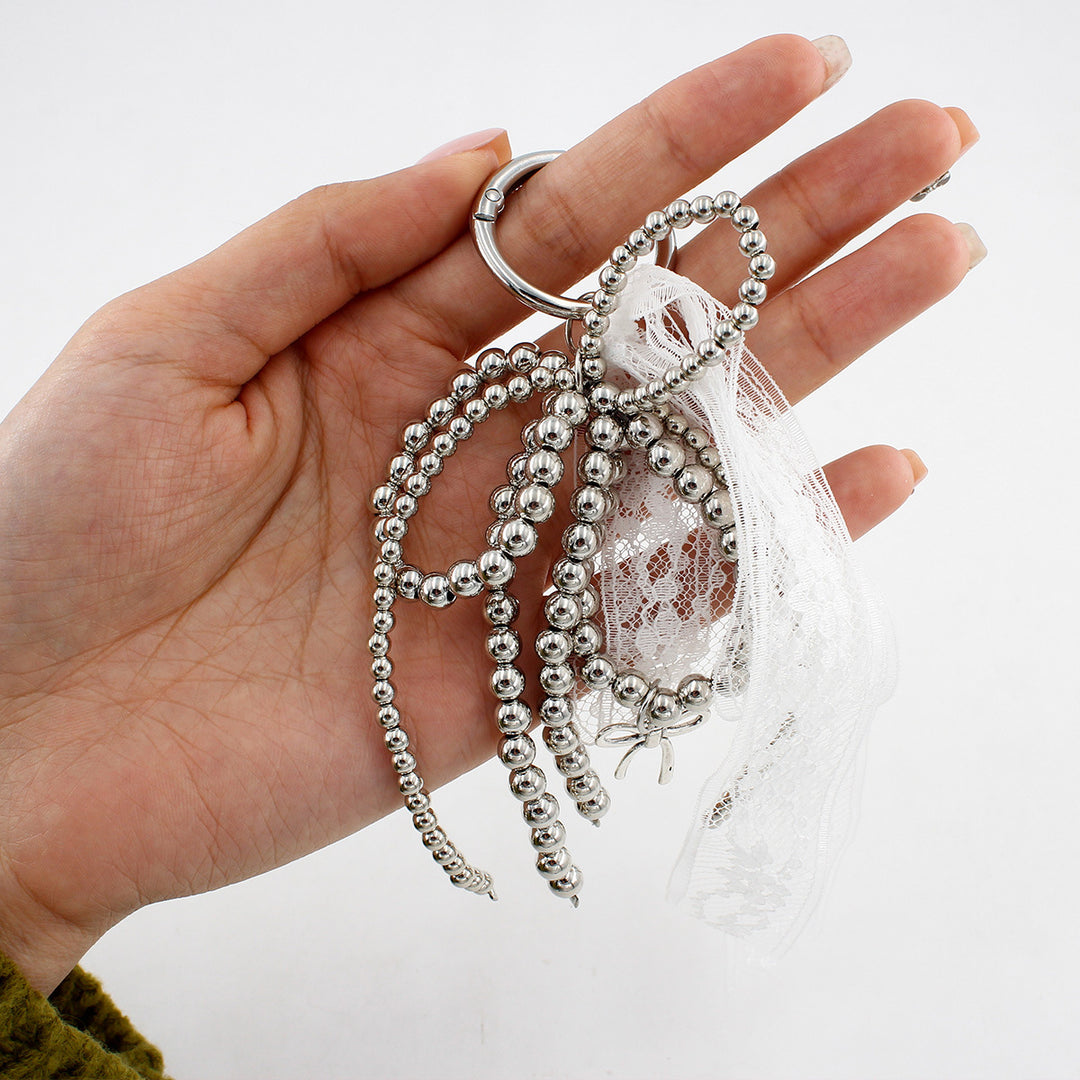 Lace and Bead Keychain Stornfield