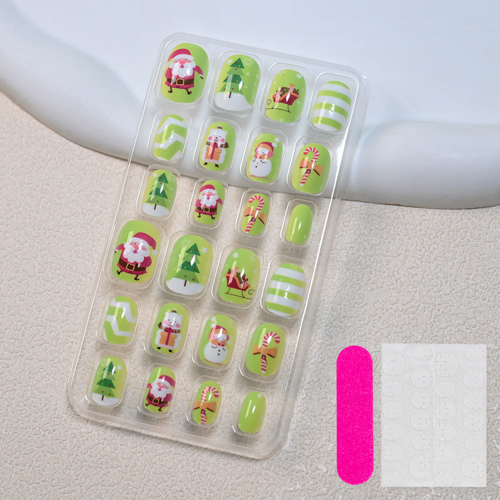 Themed Summer Beach Nail Art Press-On Nails Stornfield