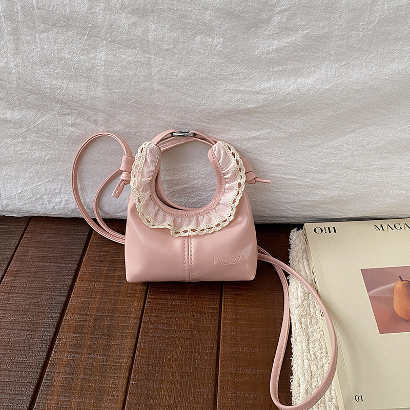 Ruffled Mini Handbag