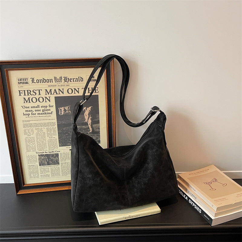 WoSoft Textured Faux Leather Hobo Bag Stornfield