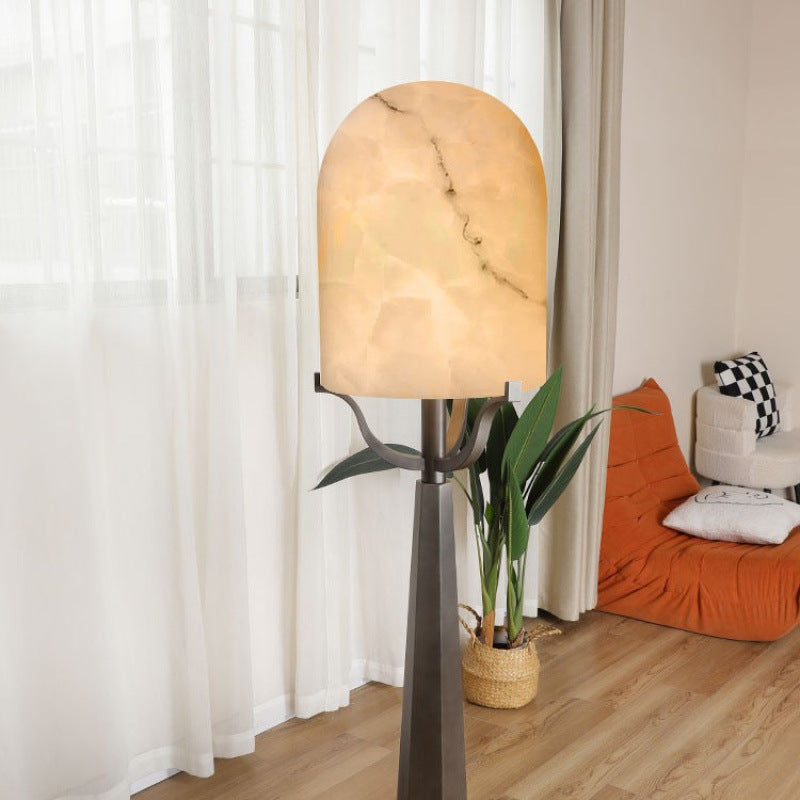 Modern Floor Lamp with Arched Shade
