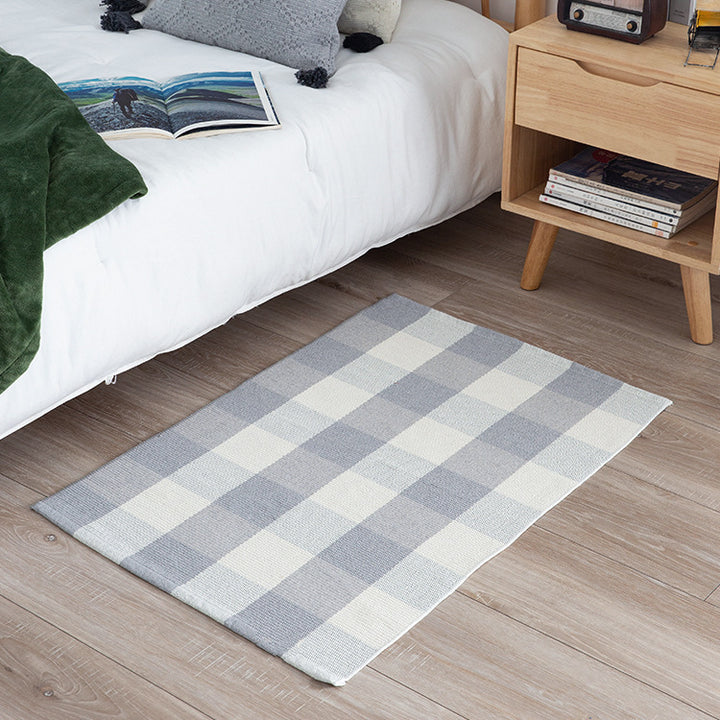 Woven placemat made of cotton in buffalo check with fine structured surface Stornfield