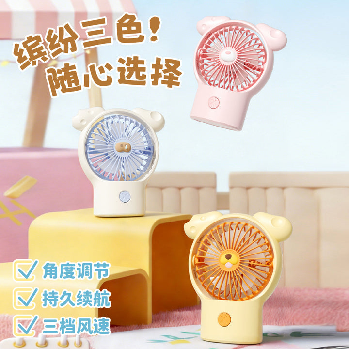 Women portable hand fan with animal design Stornfield
