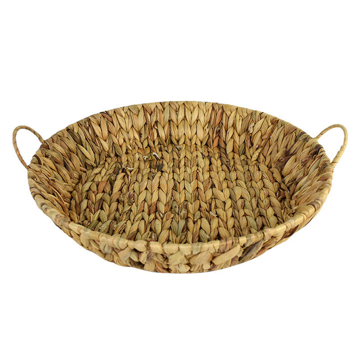 Handwoven Natural Serving Tray Set Stornfield