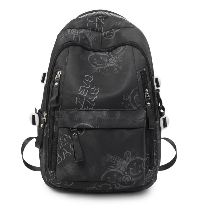Versatile Multi-Pocket Backpack with Unique Prints Stornfield