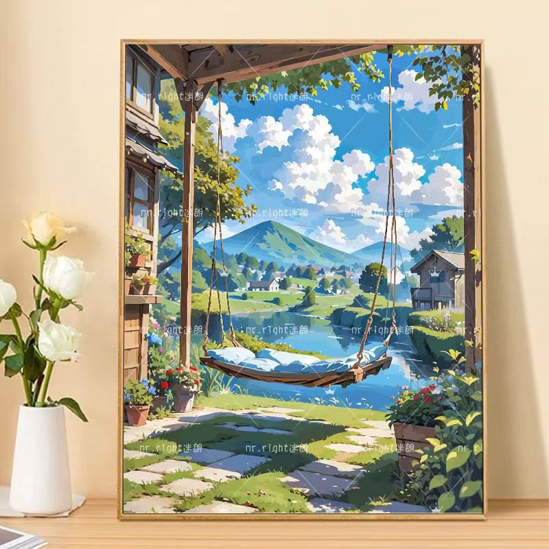 Scenic Landscape Art Print Stornfield