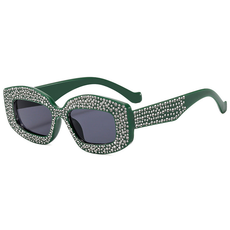 Women striking sunglasses with glamorous rhinestones Stornfield