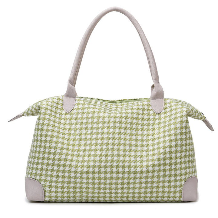 Fashionable handbag in timeless houndstooth pattern Stornfield