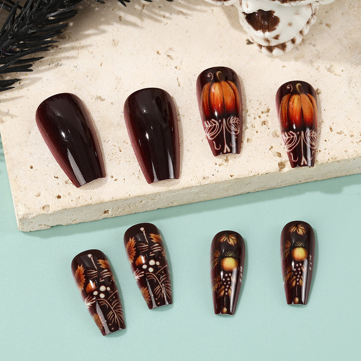Artificial nails with autumn design Stornfield