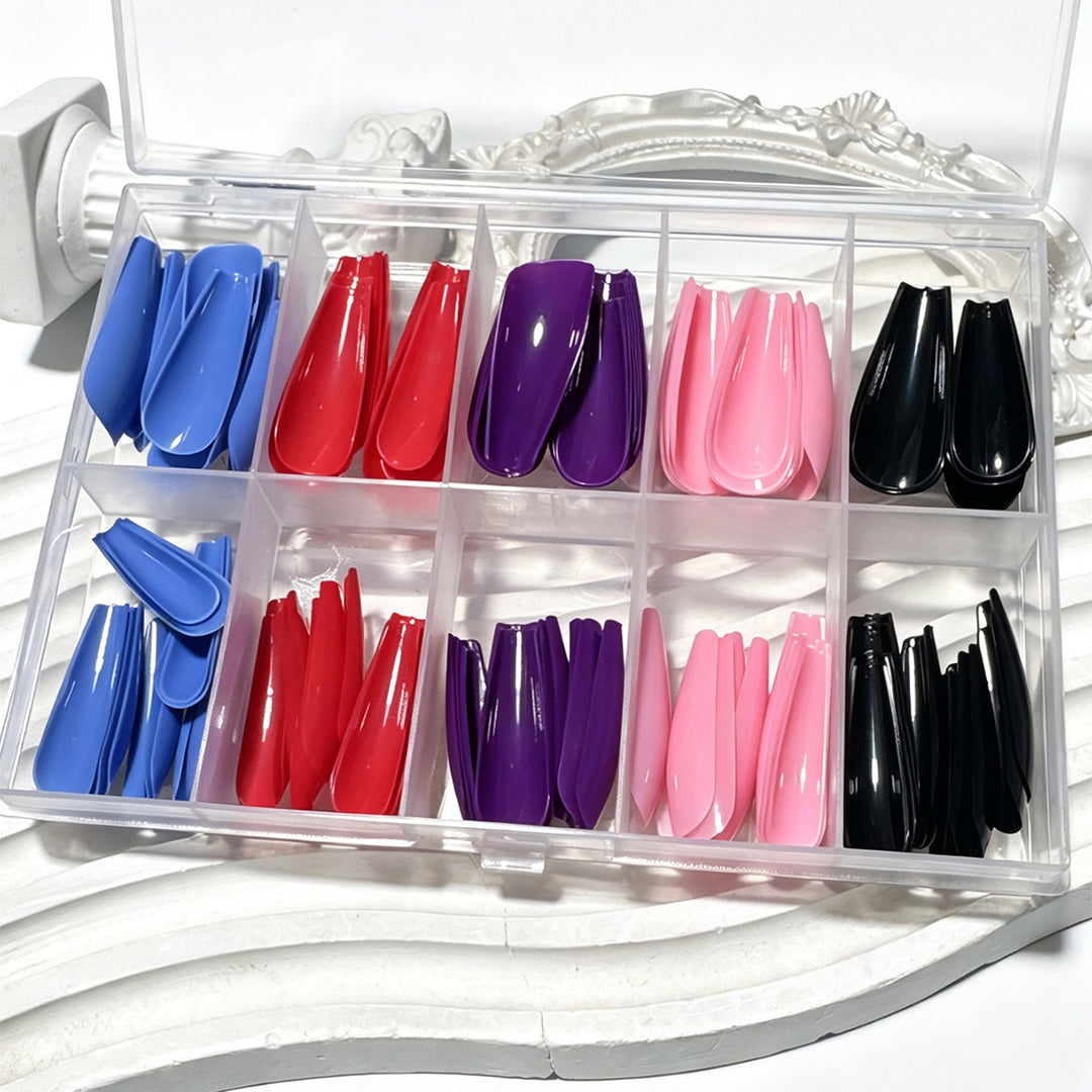 Versatile Press-On Nail Tip Set Stornfield