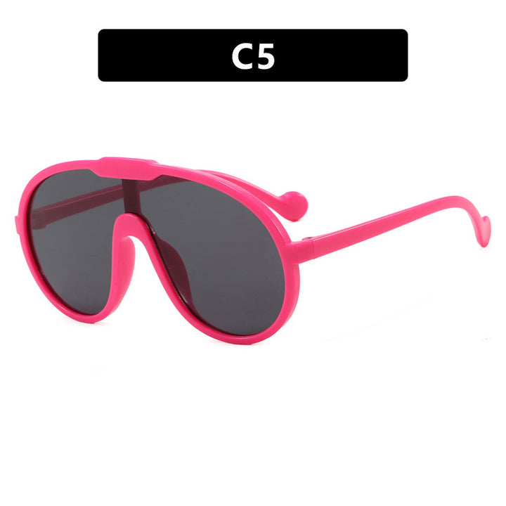 Ladies fashionable sports sunglasses in unique design with UV protection and flexible temples Stornfield