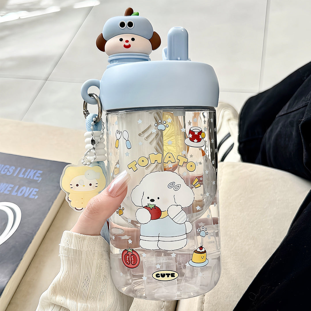 Unisex water bottle with cheerful Christmas design Stornfield
