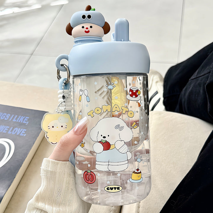 Unisex water bottle with cheerful Christmas design Stornfield