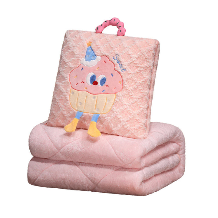 Plush pillow with cute cupcake design Stornfield