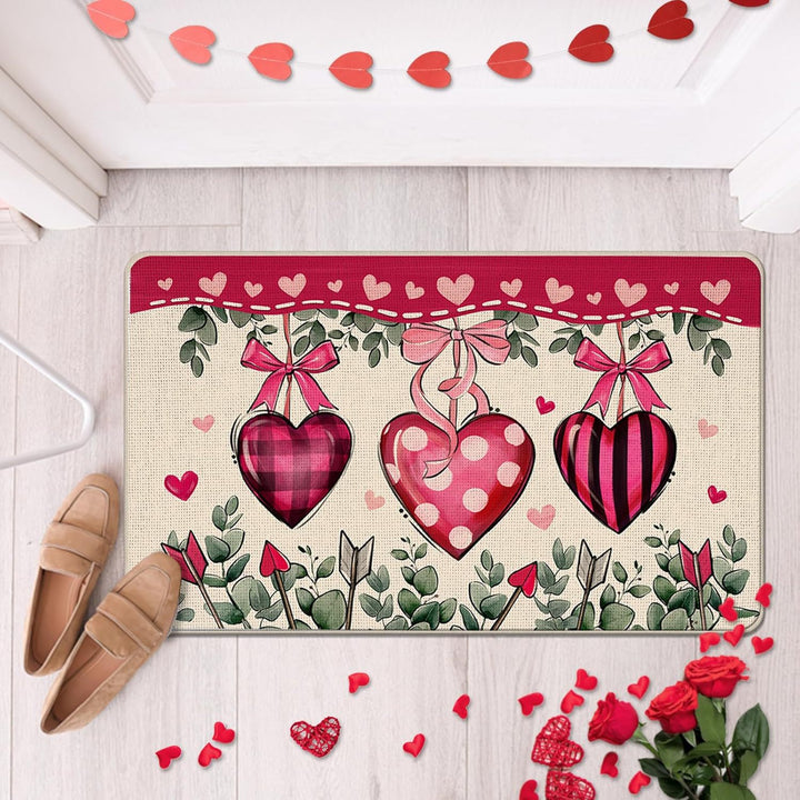 Romantic Floral Welcome Mat Stornfield