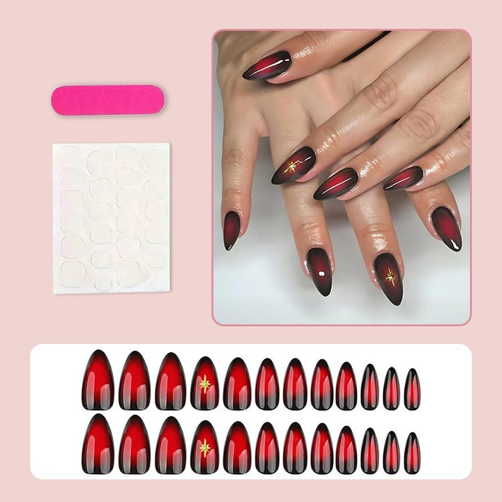 Acrylic nail set with glamorous gradient Stornfield