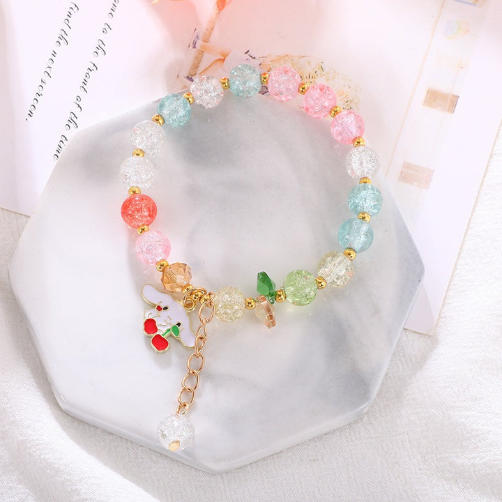 Playful bracelet with colorful glass beads Stornfield