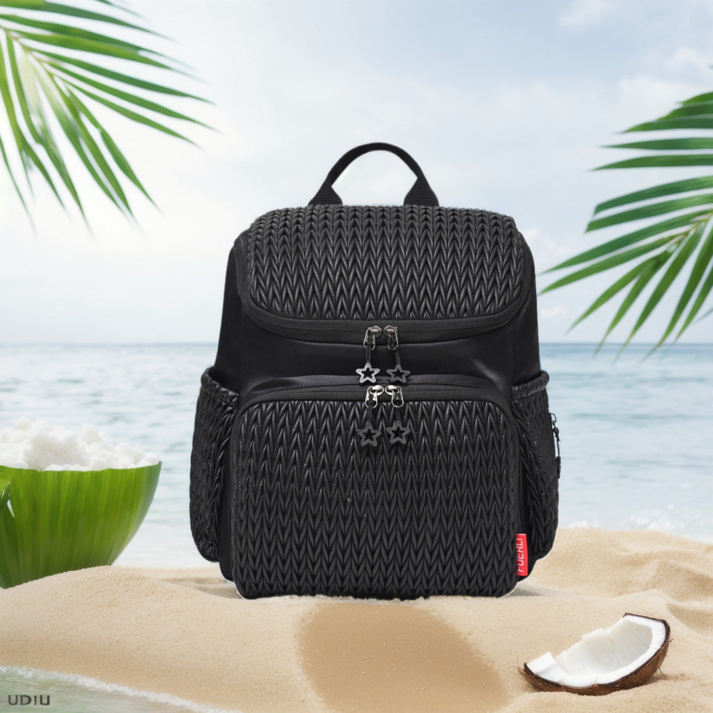 Textured Multi-Pocket Backpack Stornfield