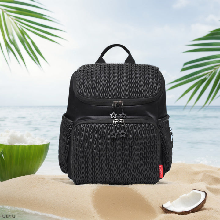 Textured Multi-Pocket Backpack Stornfield