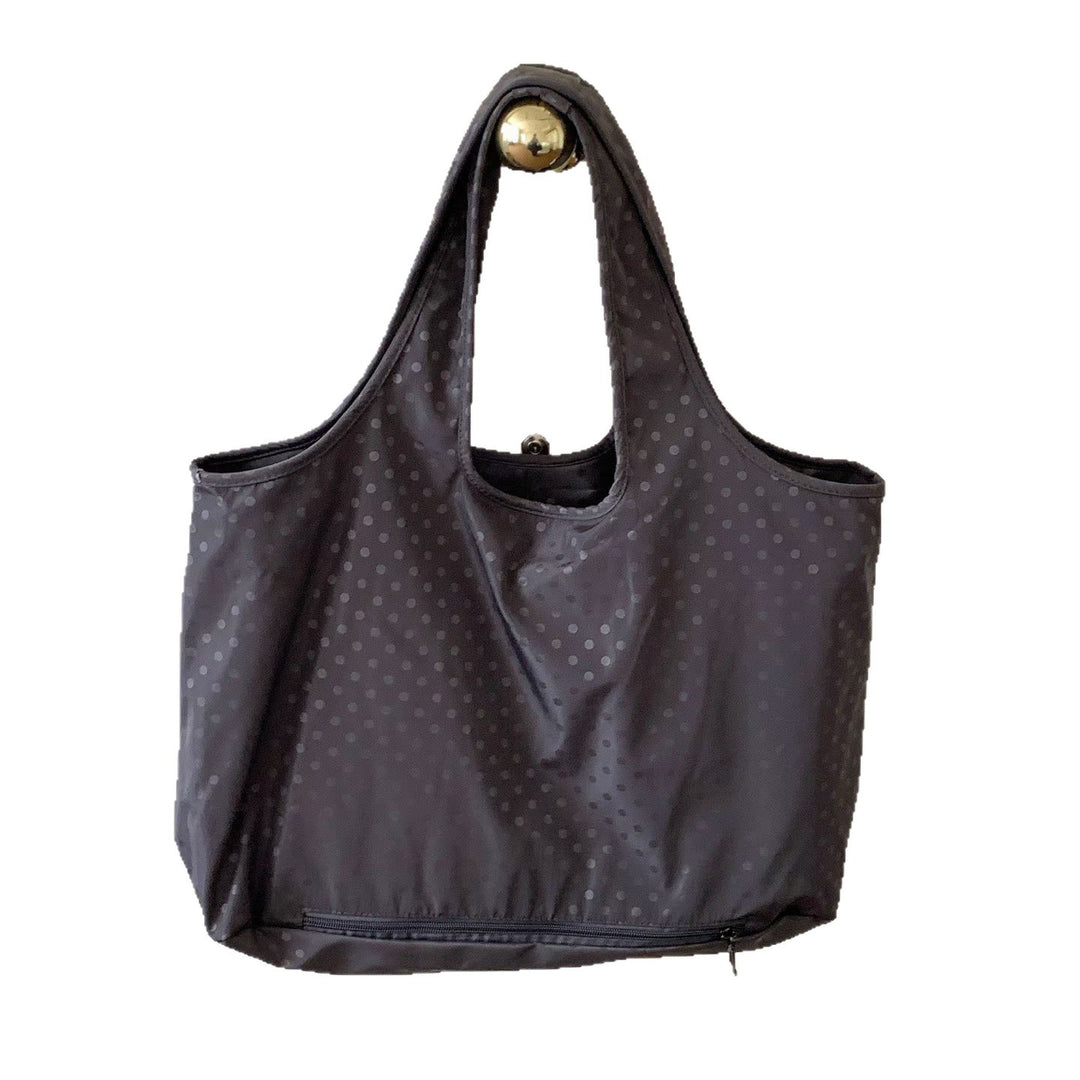 Spacious Polka Dot Shoulder Bag