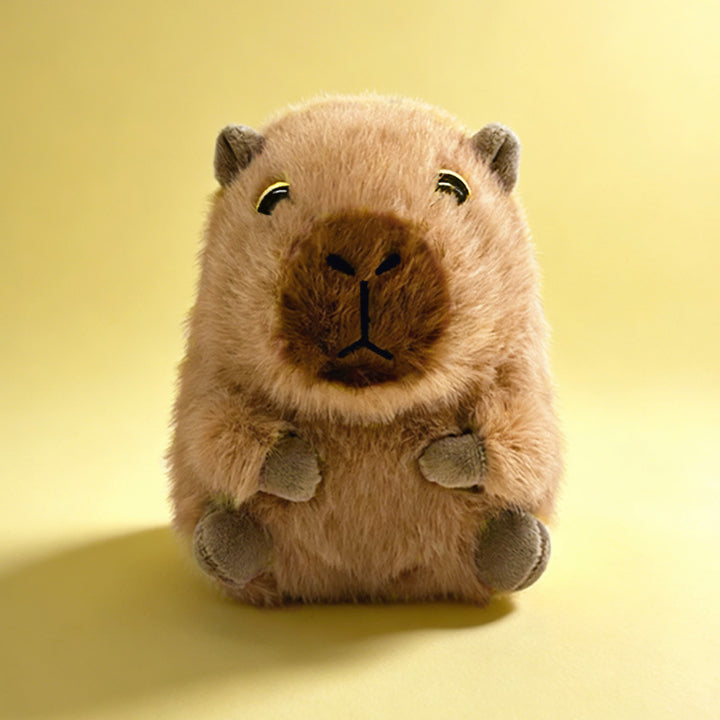 Plush Sitting Dino Cuddler with Ultra-Soft Faux Fur and Embroidered Face Stornfield
