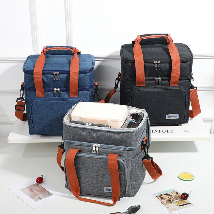 Multi-Compartment Insulated Food Cooler Bag Stornfield