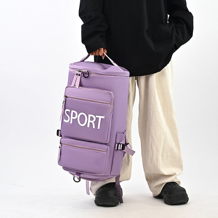 Sporty backpack with multiple compartments and reflective elements Stornfield