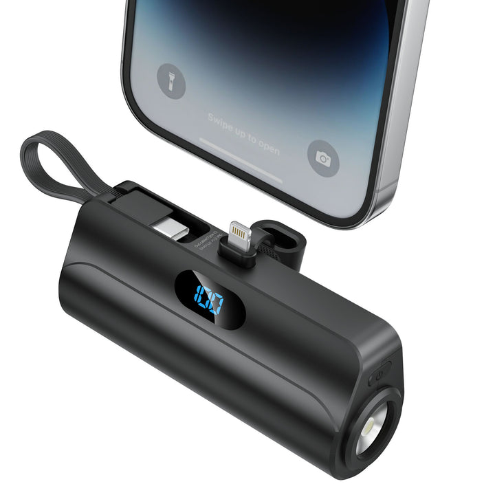 Compact power bank with integrated LED light Stornfield