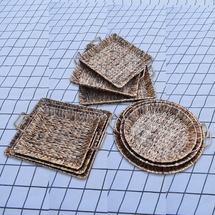 Woven Serving Tray Set Stornfield