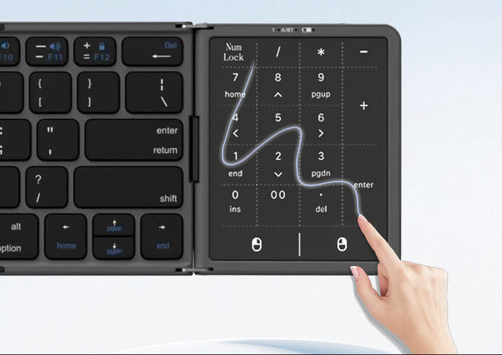 Compact Bluetooth Keyboard with Numeric Keypad Stornfield