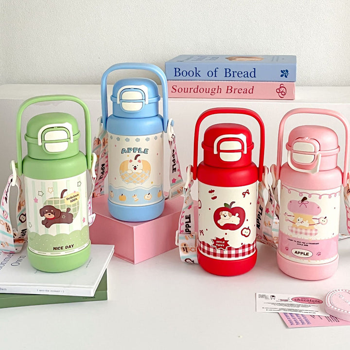 Ladies Insulated Thermos Bottle with Cute Animal Design Stornfield
