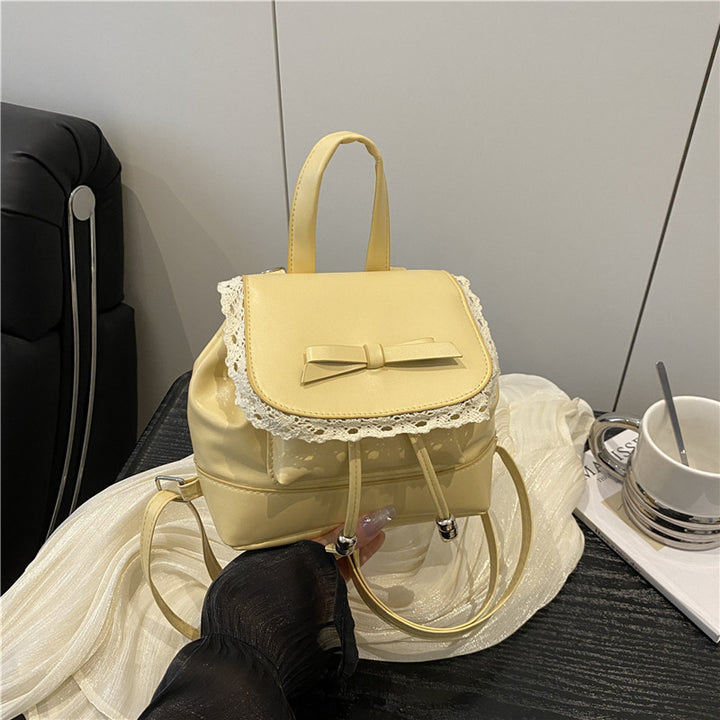 Cute Lace-Trimmed Mini Backpack Stornfield