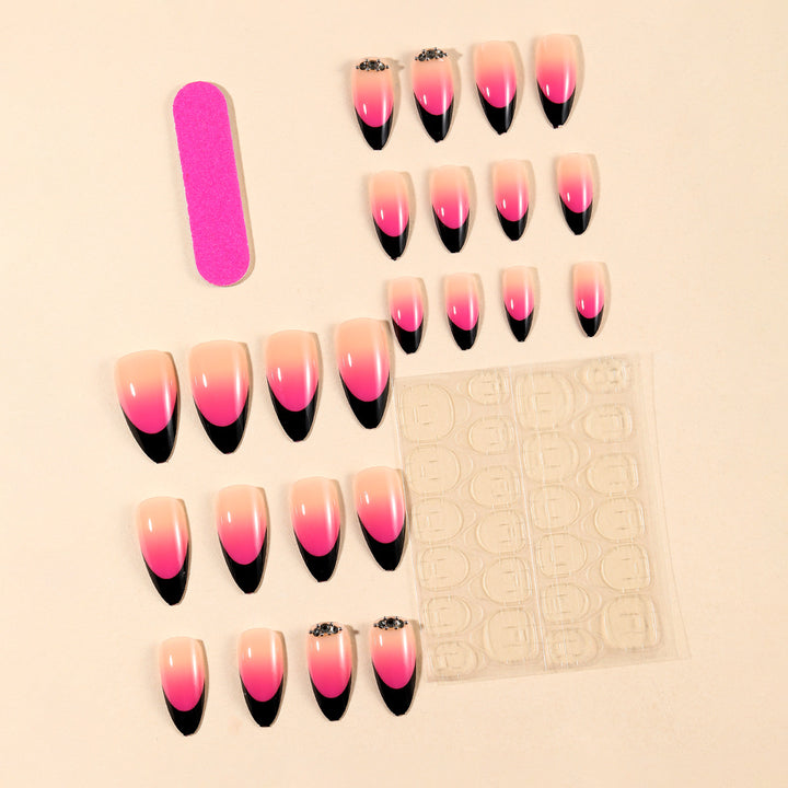 Ornate Ombré Stiletto Nail Art Stornfield