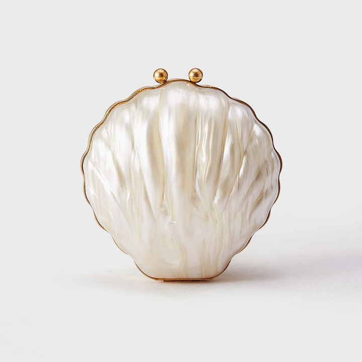 Artistic Shell-Shape Clutch