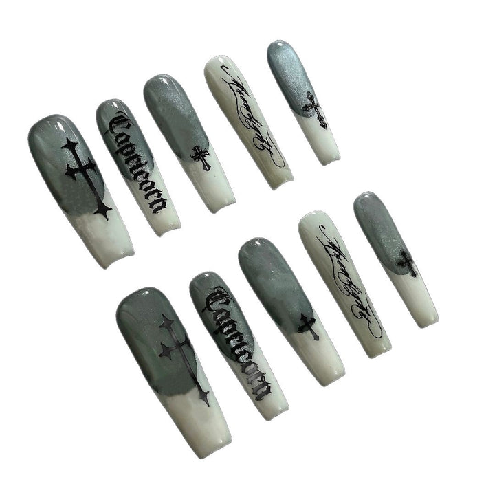 Artistic Press-On Nail Design Stornfield