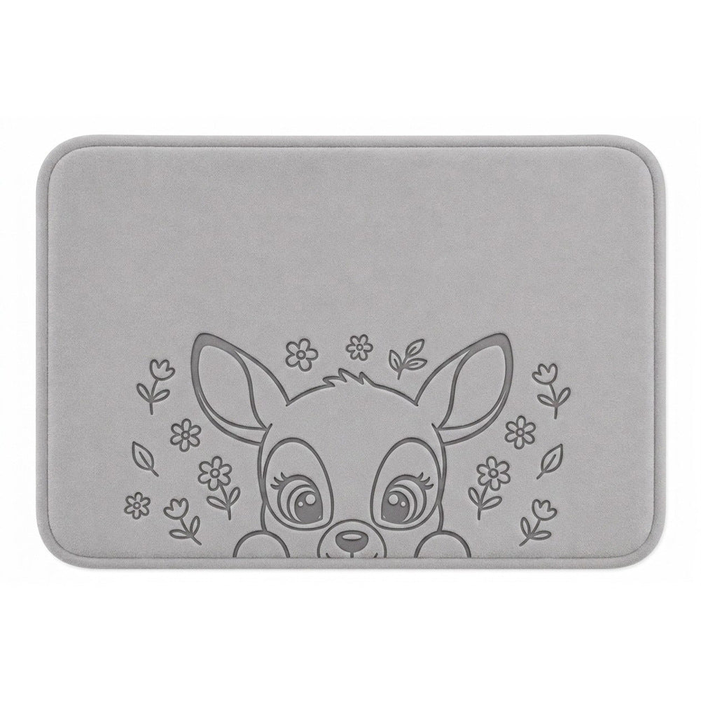 Playful Bird-Themed Bath Mat